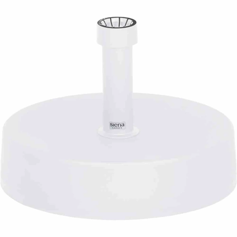 SIENA GARDEN Schirmständer 40 Kg, Ø 50 Cm, Weiß