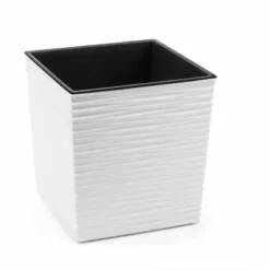 SIENA GARDEN Pflanzgefäß „Biron“, 40 Cm, Weiß