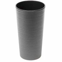 SIENA GARDEN Pflanzgefäß „Locon“, Ø30 Cm, Graphit – Bild 9