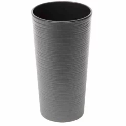 SIENA GARDEN Pflanzgefäß „Locon“, Ø30 Cm, Graphit