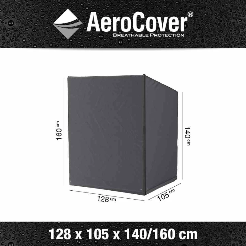 AEROCOVER Schutzhülle Für Strandkorb, 128x105x160/140 Cm – Bild 2