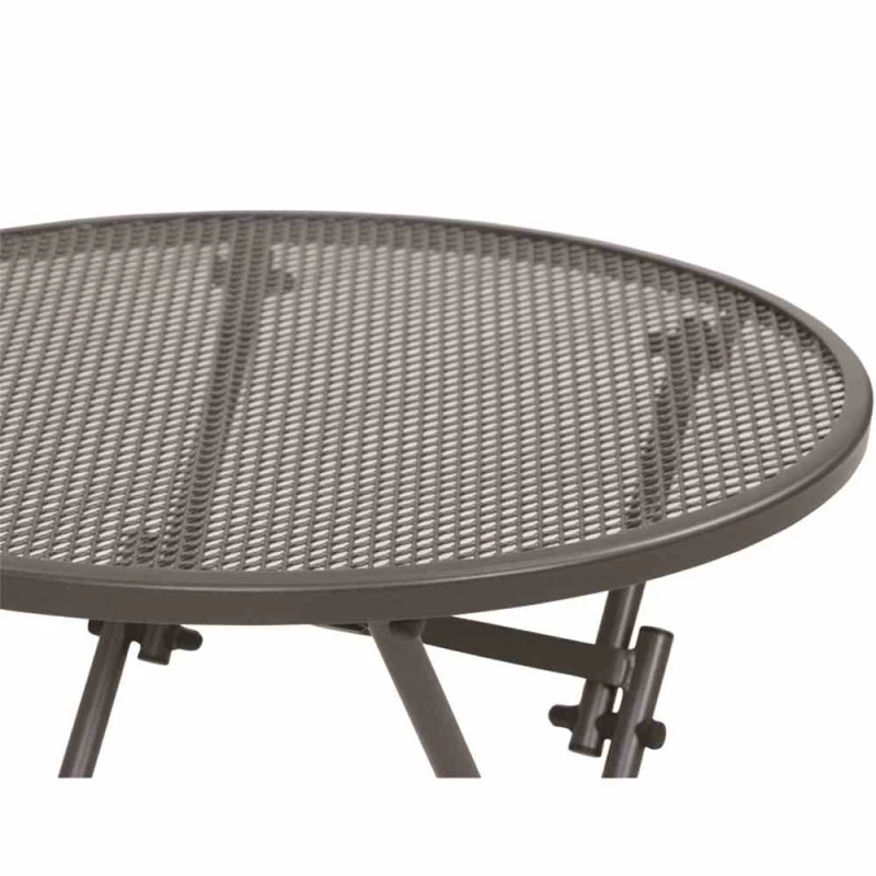 MWH Klapptisch „Café Latte“, Ø60 Cm, Eisengrau – Bild 2