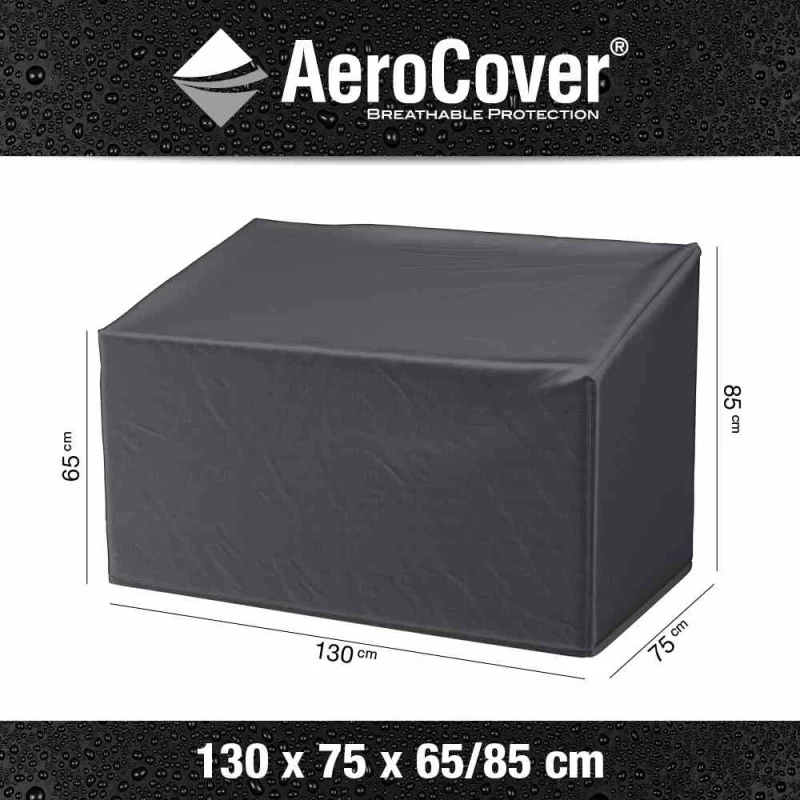 AEROCOVER Schutzhülle Für Gartenbank, 130x75x65/85 Cm – Bild 2
