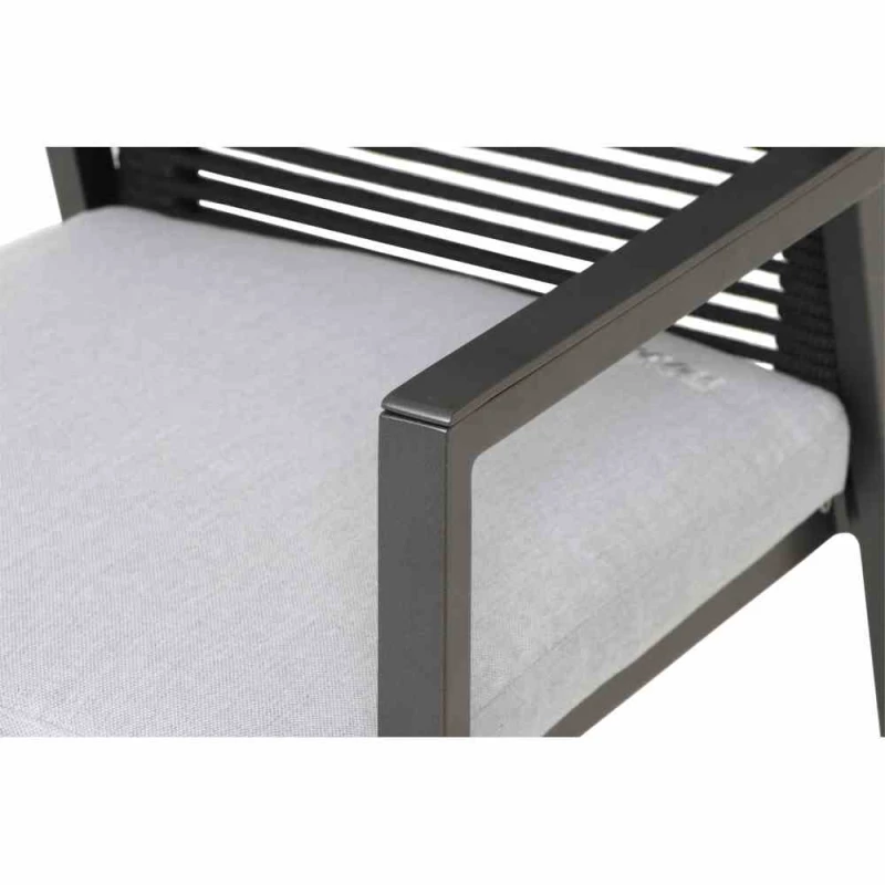 MWH Stapelsessel „Felino 2“, 65,5x55,5x93 Cm, Grau – Bild 2