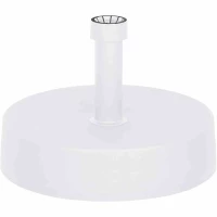 SIENA GARDEN Schirmständer 40 Kg, Ø 50 Cm, Weiß – Bild 6