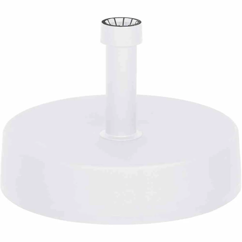 SIENA GARDEN Schirmständer 40 Kg, Ø 50 Cm, Weiß – Bild 2