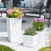 SIENA GARDEN Pflanzgefäß „Biron“, 30 Cm, Weiß – Bild 6