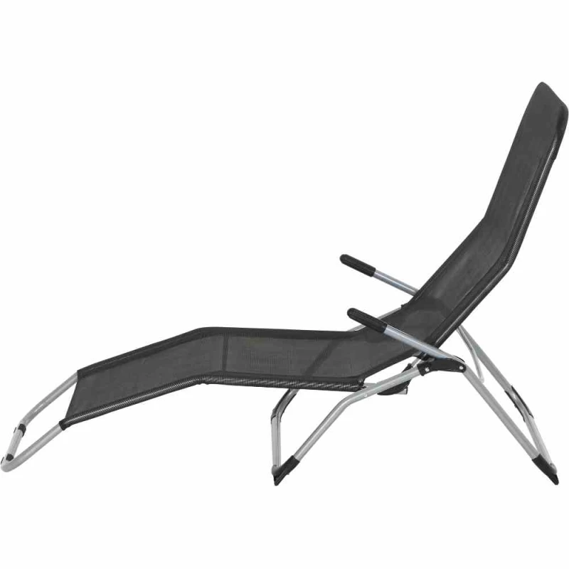 GARDAMO Bäderliege „Brigo“, Silber-schwarz – Bild 3