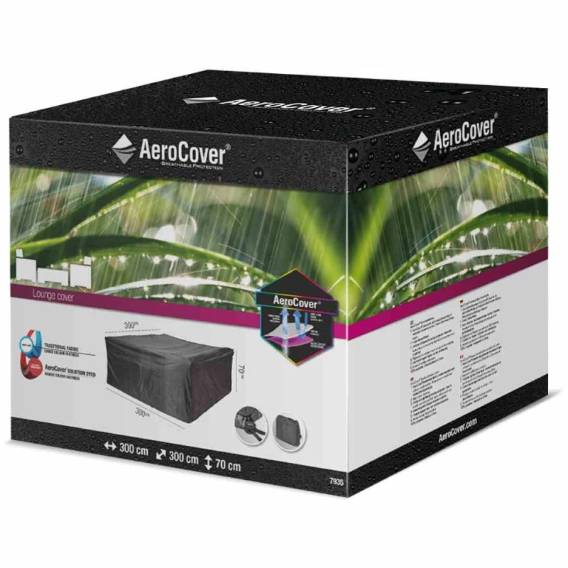 AEROCOVER Schutzhülle Für Loungeset, 300x300x70 Cm – Bild 3