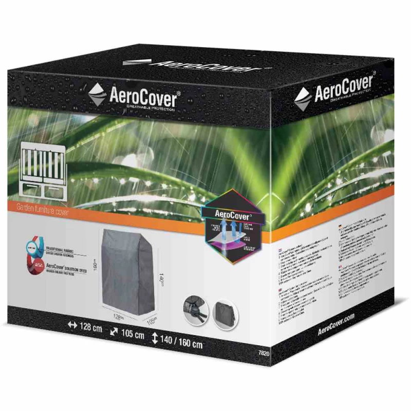 AEROCOVER Schutzhülle Für Strandkorb, 128x105x160/140 Cm – Bild 3