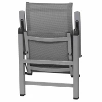 MWH Klappsessel „Fabulo“, 66,5x61,5x111 Cm, Silber – Bild 8