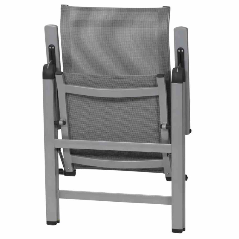 MWH Klappsessel „Fabulo“, 66,5x61,5x111 Cm, Silber – Bild 3