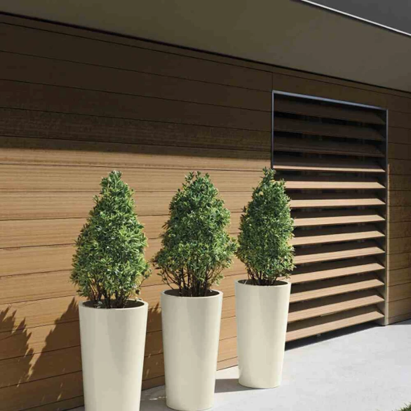 EURO3PLAST Pflanzgefäß „Tuit“, Ø33 Cm, Weiß – Bild 3