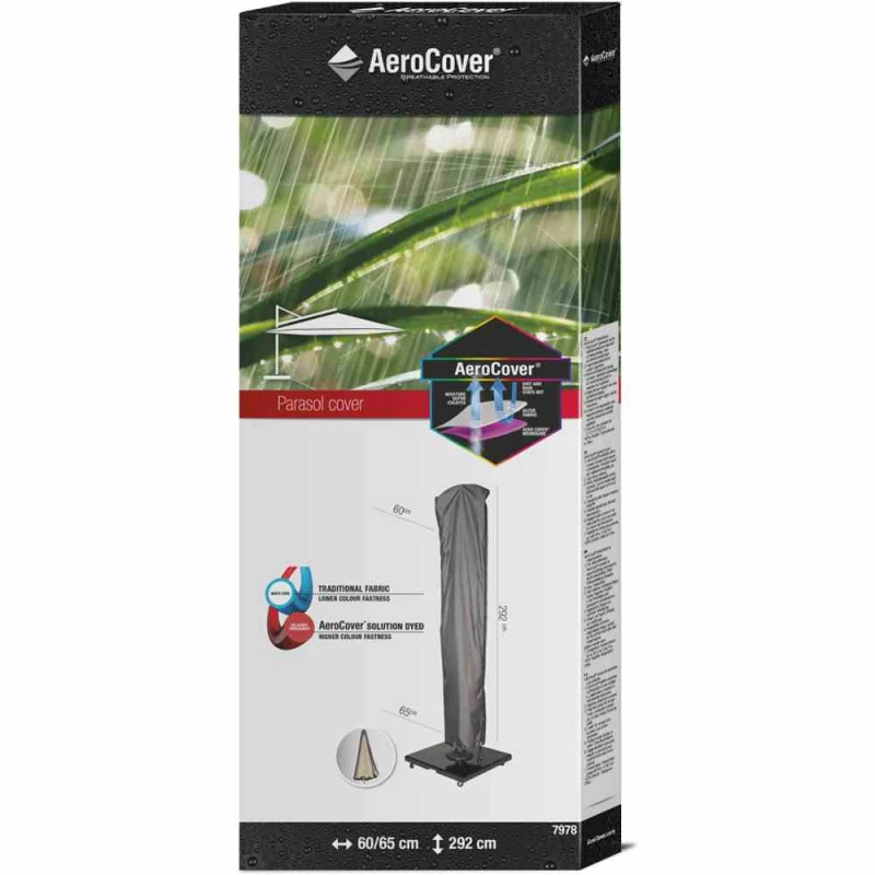 AEROCOVER Schutzhülle Für Ampelschirm, 292x60/65 Cm – Bild 3