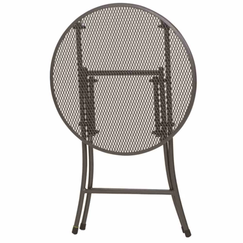 MWH Klapptisch „Café Latte“, Ø60 Cm, Eisengrau – Bild 4