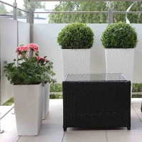 SIENA GARDEN Pflanzgefäß „Loire“, 56 Cm, Weiß – Bild 6