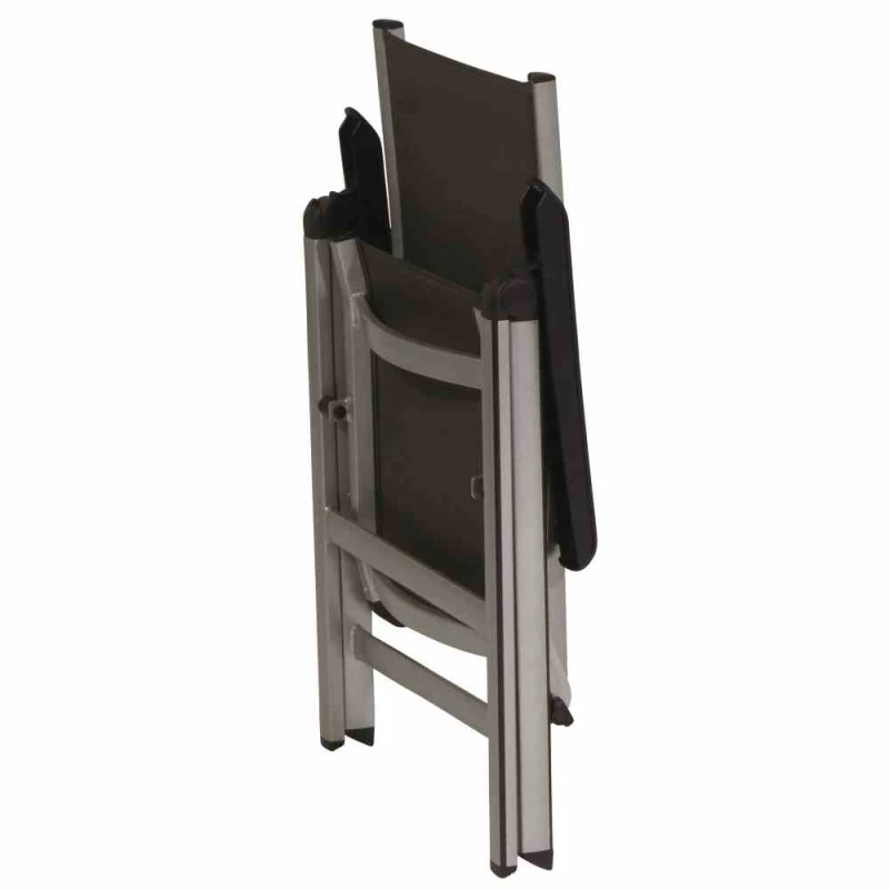 MWH Klappsessel „Elements“, 68x62x110 Cm, Silber-anthrazit – Bild 5