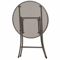 MWH Klapptisch „Café Latte“, Ø60 Cm, Eisengrau – Bild 10