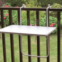 ALCO Balkonhängetisch, 60x40 Cm, Weiß – Bild 12