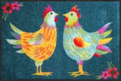 SALONLÖWE Fussmatte „Rainbow Chicken“