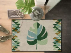 SALONLÖWE Fussmatte „Wild Monstera“