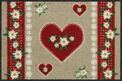 SALONLÖWE Fussmatte „Edelweiss Vichy“