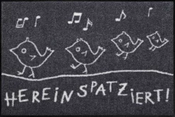 SALONLÖWE Fussmatte „Hereinspatziert“