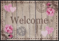 SALONLÖWE Fussmatte „Welcome Roses“