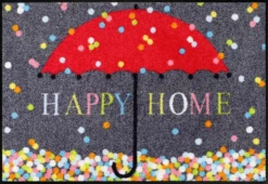 SALONLÖWE Fussmatte „Schirm Konfetti“