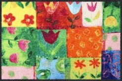 SALONLÖWE Fussmatte „Tulpenpatchwork“