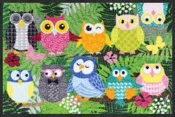 SALONLÖWE Fussmatte „Dschungeleulen“